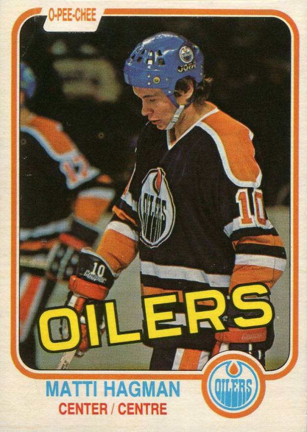 1981 O-Pee-Chee Matti Hagman #113 Hockey Card
