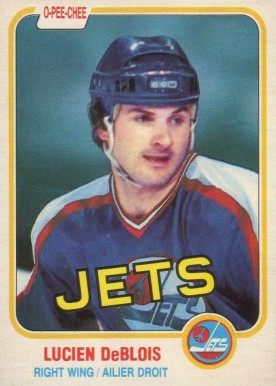 1981 O-Pee-Chee Lucien Deblois #74 Hockey Card
