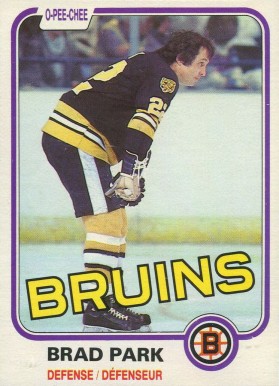 1981 O-Pee-Chee Brad Park #8 Hockey Card