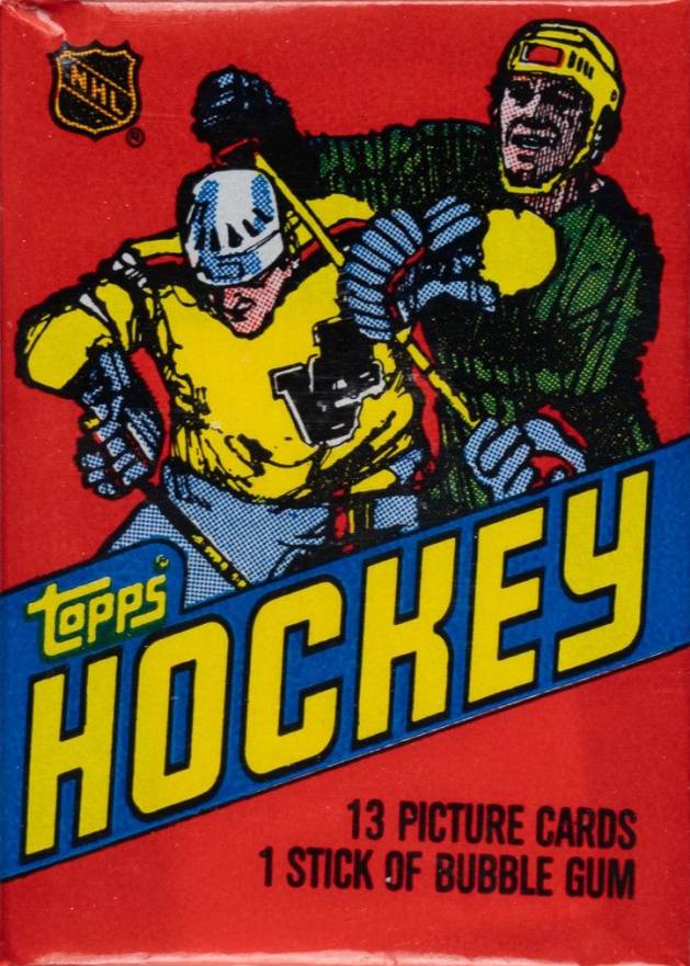 1981 Topps Wax Pack #WP Hockey Card
