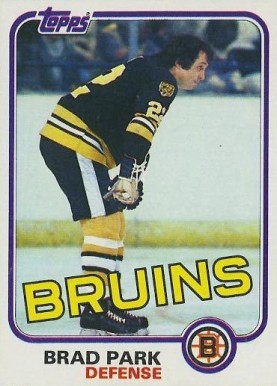 1981 Topps Brad Park #72 Hockey Card