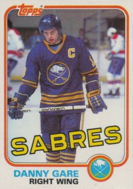 1981 Topps Danny Gare #14 Hockey Card
