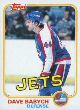 1981 Topps Dave Babych #1 Hockey Card