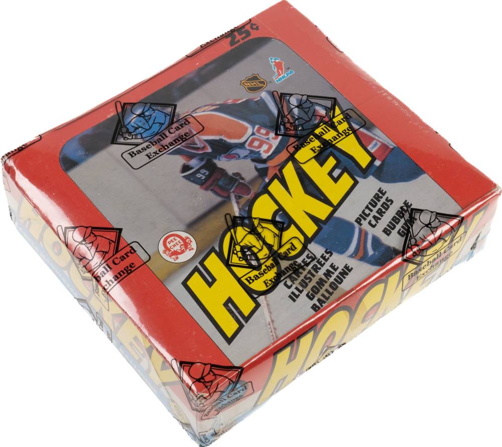 1982 O-Pee-Chee Wax Pack Box #WPB Hockey Card