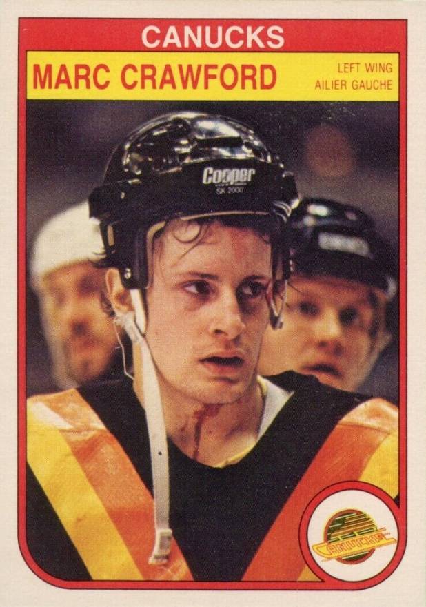 1982 O-Pee-Chee Marc Crawford #342 Hockey Card