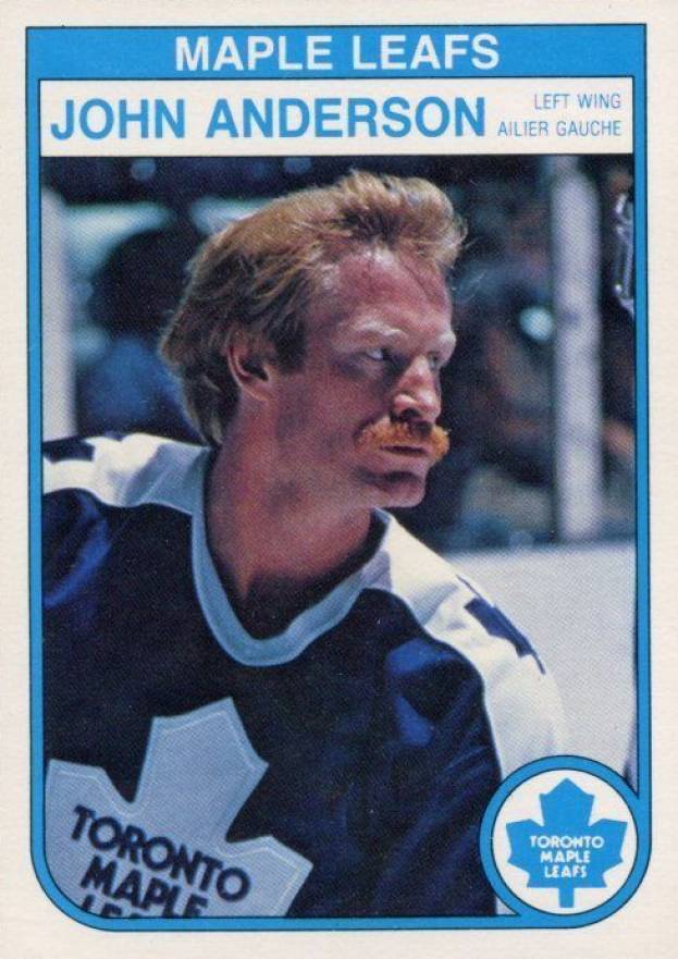 1982 O-Pee-Chee John Anderson #315 Hockey Card