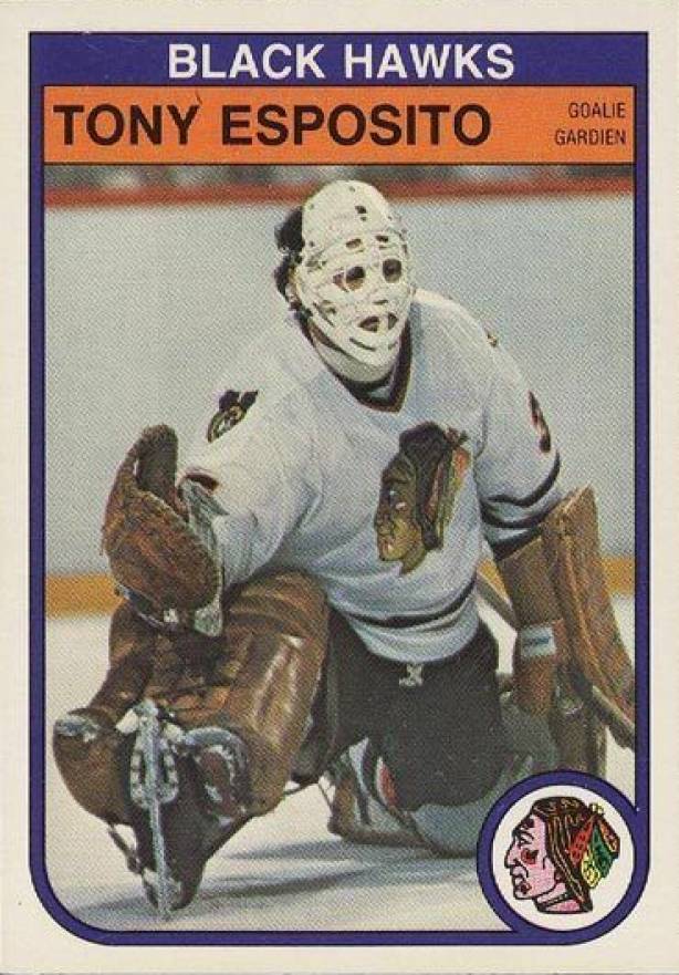 1982 O-Pee-Chee Tony Esposito #64 Hockey Card