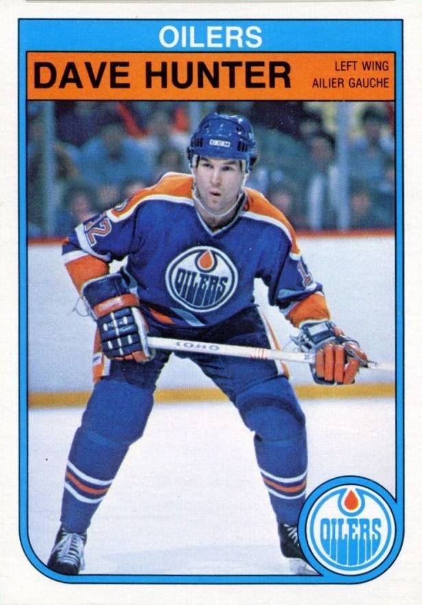 1982 O-Pee-Chee Dave Hunter #110 Hockey Card