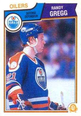 1983 O-Pee-Chee Randy Gregg #28 Hockey Card
