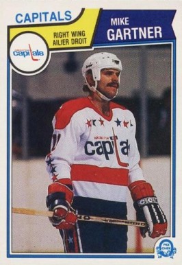 1983 O-Pee-Chee Mike Gartner #369 Hockey Card