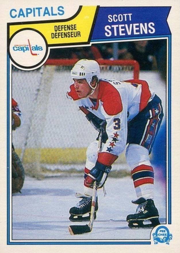 1983 O-Pee-Chee Scott Stevens #376 Hockey Card