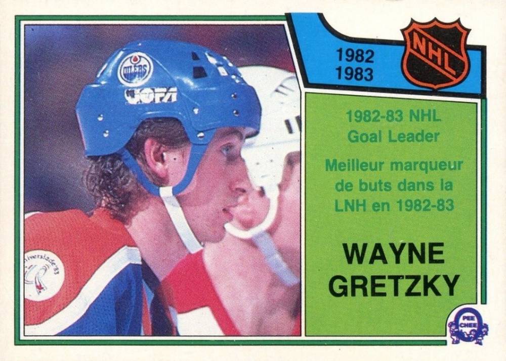 1983 O-Pee-Chee Wayne Gretzky #215 Hockey Card