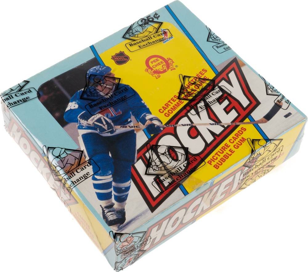 1983 O-Pee-Chee Wax Pack Box #WPB Hockey Card