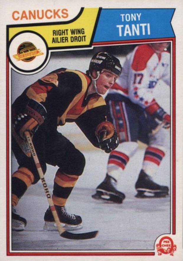 1983 O-Pee-Chee Tony Tanti #362 Hockey Card