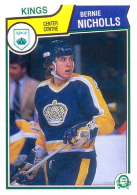 1983 O-Pee-Chee Bernie Nicholls #160 Hockey Card