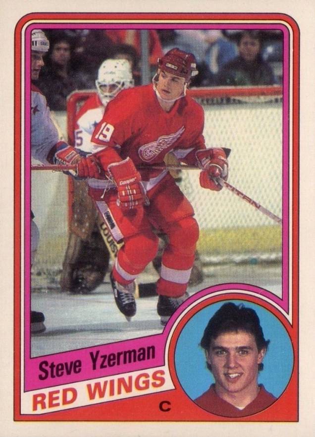 1984 O-Pee-Chee Steve Yzerman #67 Hockey Card
