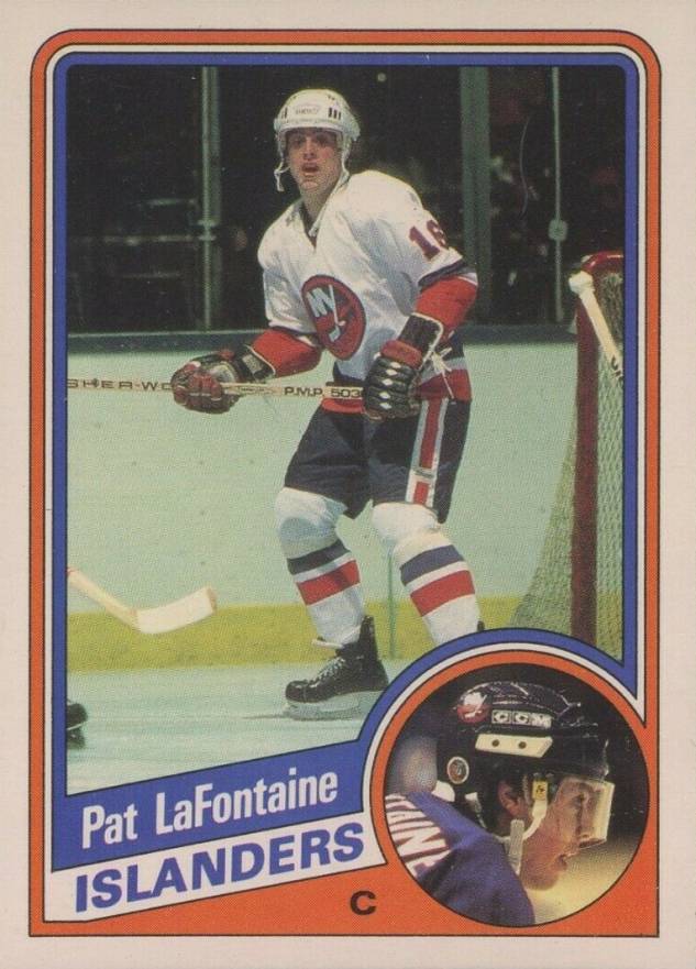 1984 O-Pee-Chee Pat LaFontaine #129 Hockey Card