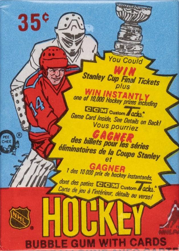 1984 O-Pee-Chee Wax Pack #WP Hockey Card