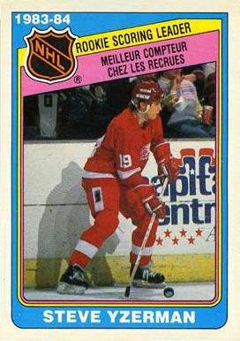 1984 O-Pee-Chee Steve Yzerman #385 Hockey Card