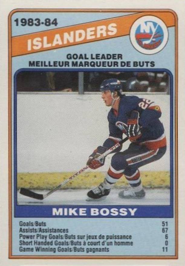 1984 O-Pee-Chee Mike Bossy #362 Hockey Card