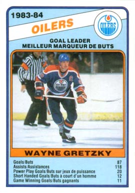 1984 O-Pee-Chee Wayne Gretzky #357 Hockey Card