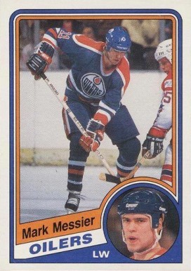 1984 O-Pee-Chee Mark Messier #254 Hockey Card
