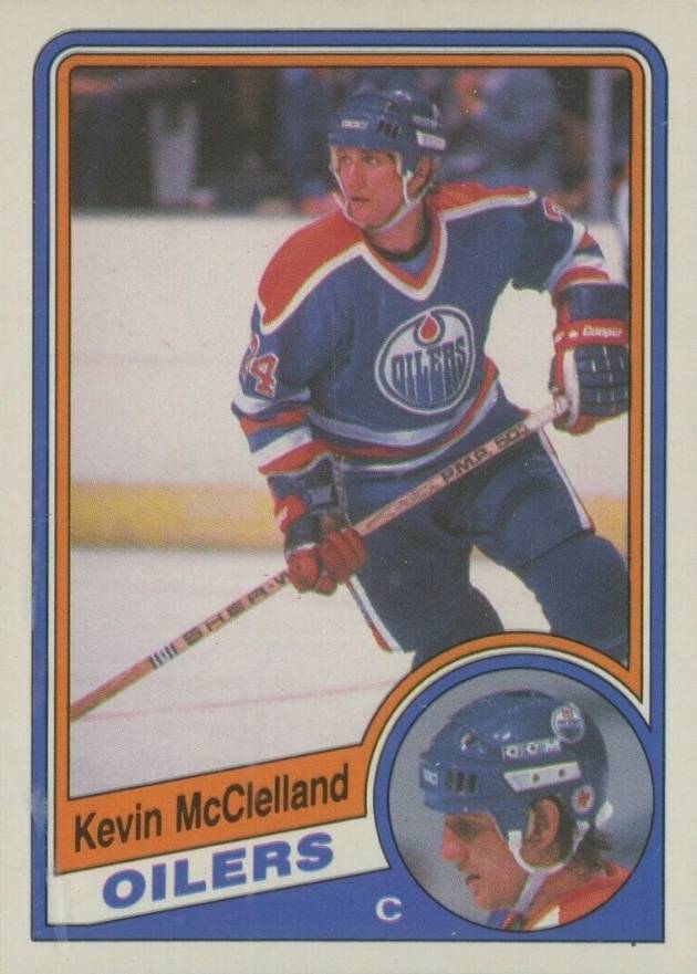 1984 O-Pee-Chee Kevin McClelland #253 Hockey Card
