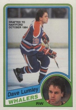 1984 O-Pee-Chee Dave Lumley #252 Hockey Card