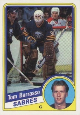 1984 O-Pee-Chee Tom Barrasso #18 Hockey Card