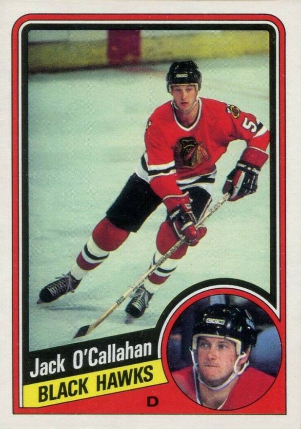1984 O-Pee-Chee Jack O'Callahan #43 Hockey Card
