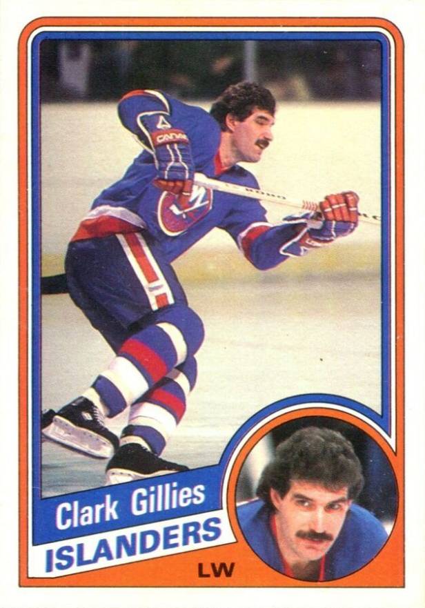 1984 O-Pee-Chee Clark Gillies #126 Hockey Card