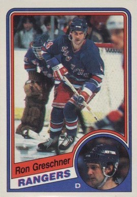 1984 O-Pee-Chee Ron Greschner #141 Hockey Card