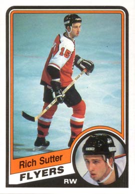 1984 O-Pee-Chee Rich Sutter #169 Hockey Card