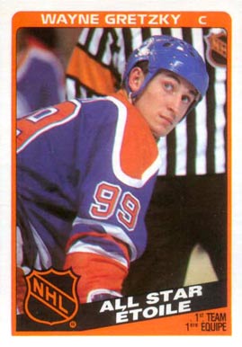1984 O-Pee-Chee Wayne Gretzky #208 Hockey Card
