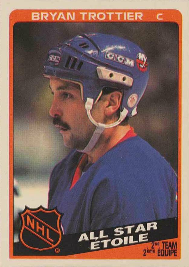 1984 O-Pee-Chee Bryan Trottier #214 Hockey Card