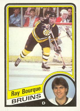 1984 Topps Ray Bourque #1 Hockey Card