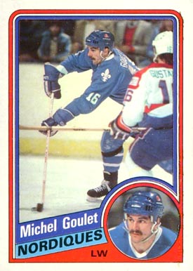 1984 Topps Michel Goulet #129 Hockey Card