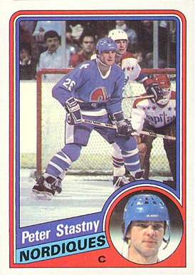 1984 Topps Peter Stastny #130 Hockey Card