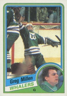 1984 Topps Greg Millen #58 Hockey Card