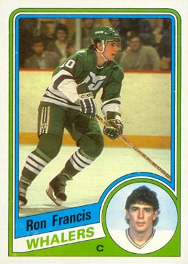 1984 Topps Ron Francis #54 Hockey Card