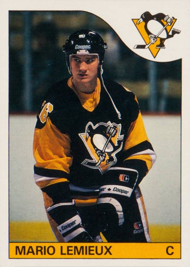 1985 O-Pee-Chee Mario Lemieux #9 Hockey Card