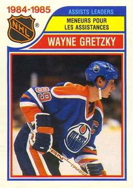 1985 O-Pee-Chee Wayne Gretzky #258 Hockey Card