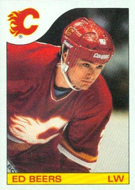 1985 O-Pee-Chee Ed Beers #144 Hockey Card