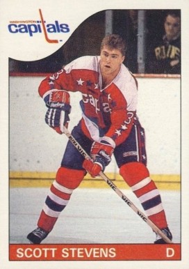 1985 Topps Scott Stevens #62 Hockey Card