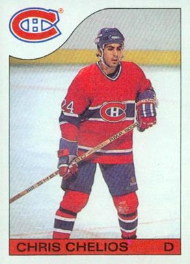 1985 Topps Chris Chelios #51 Hockey Card
