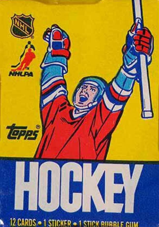 1985 Topps Wax Pack #WP Hockey Card