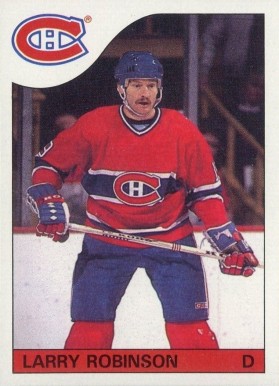 1985 Topps Larry Robinson #147 Hockey Card