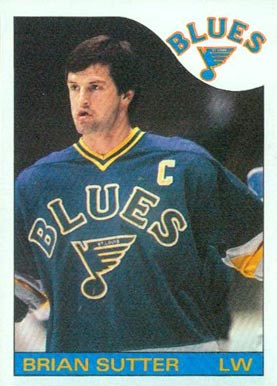 1985 Topps Brian Sutter #135 Hockey Card