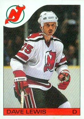 1985 Topps Dave Lewis #66 Hockey Card