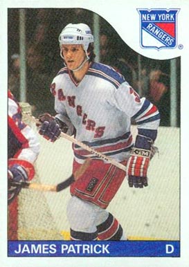 1985 Topps James Patrick #15 Hockey Card